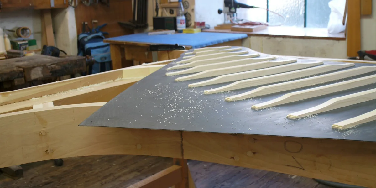 Steingraeber · Tavola armonica in fibra di carbonio